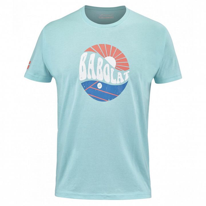 Babolat Exercise Vintage Tee Angel Blue